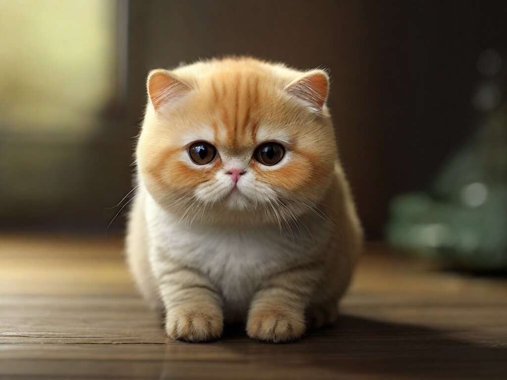 Exotic shorthair cat